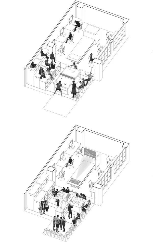 案例｜50平办公室与100平办公室差距其实是一个设计师